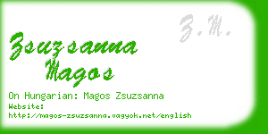 zsuzsanna magos business card